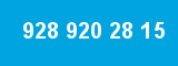 928 920 28 15 928 920 28 15